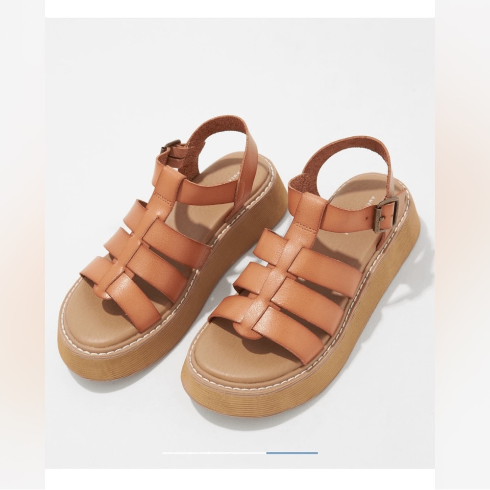 American Eagle fisherman wedge Sandals - Casual Summer platform shoes